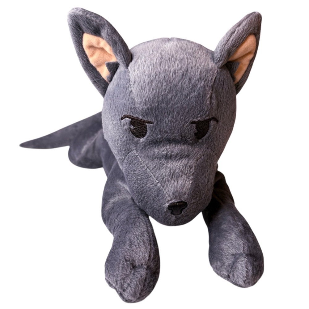 Natsuki Takaya Hakusensha Fruits Basket Shigure Sohma Grey Dog 21.5" Plush 2001